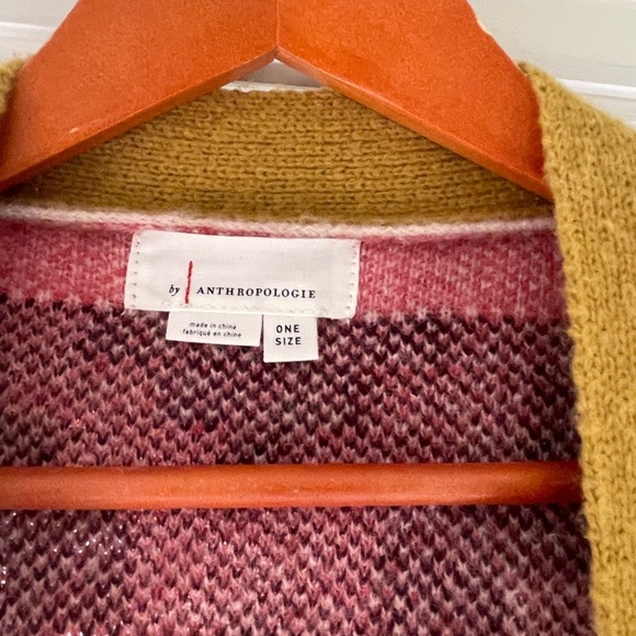 Anthropologie Chevron Knit Duster. Worn 1x. Like new - Picture 10 of 11